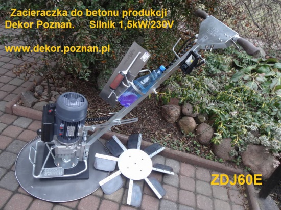 Zacieraczka elektryczna do betonu